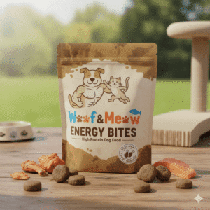 Woof & Meow Energy Bites – High Protein Dog Food